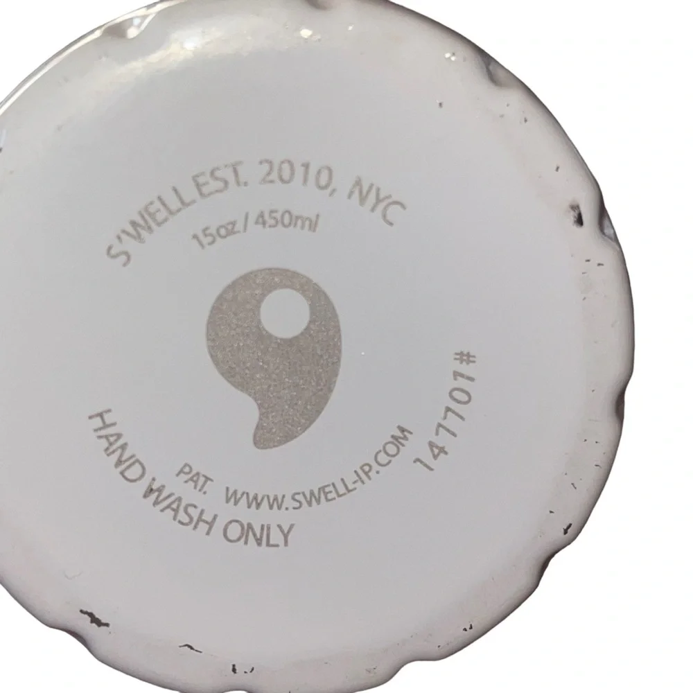 S'ip by S'well Stainless Steel Island Time Palm Trees Water Bottle 15 Fl Oz EUC - Picture 3 of 5